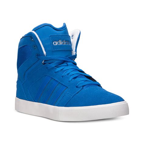 men's blue high top sneakers